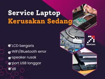 Layanan Service Laptop untuk Kerusakan Sedang di Surabaya