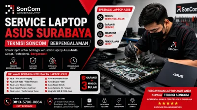 Service Laptop Asus Surabaya dengan teknisi berpengalaman