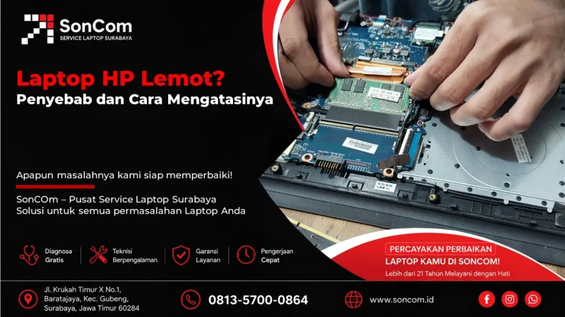 Laptop HP Lemot? Penyebab dan Cara Mengatasinya