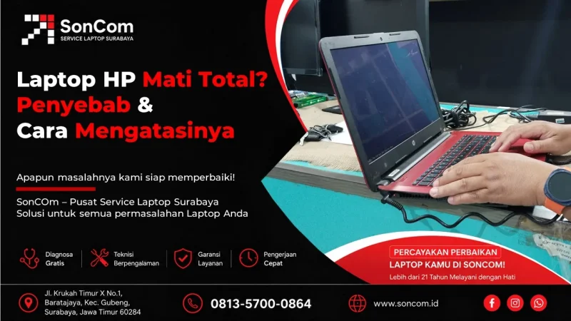 Laptop HP Mati Total? Ini Penyebab dan Cara Mengatasinya